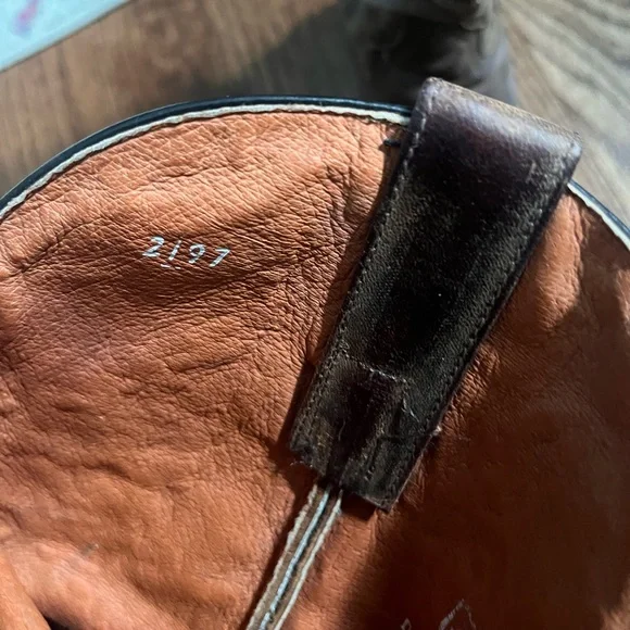 Dan Post Brown 14inch Women’s Cowboy Boots - Size 9.5 - Picture 4 of 10